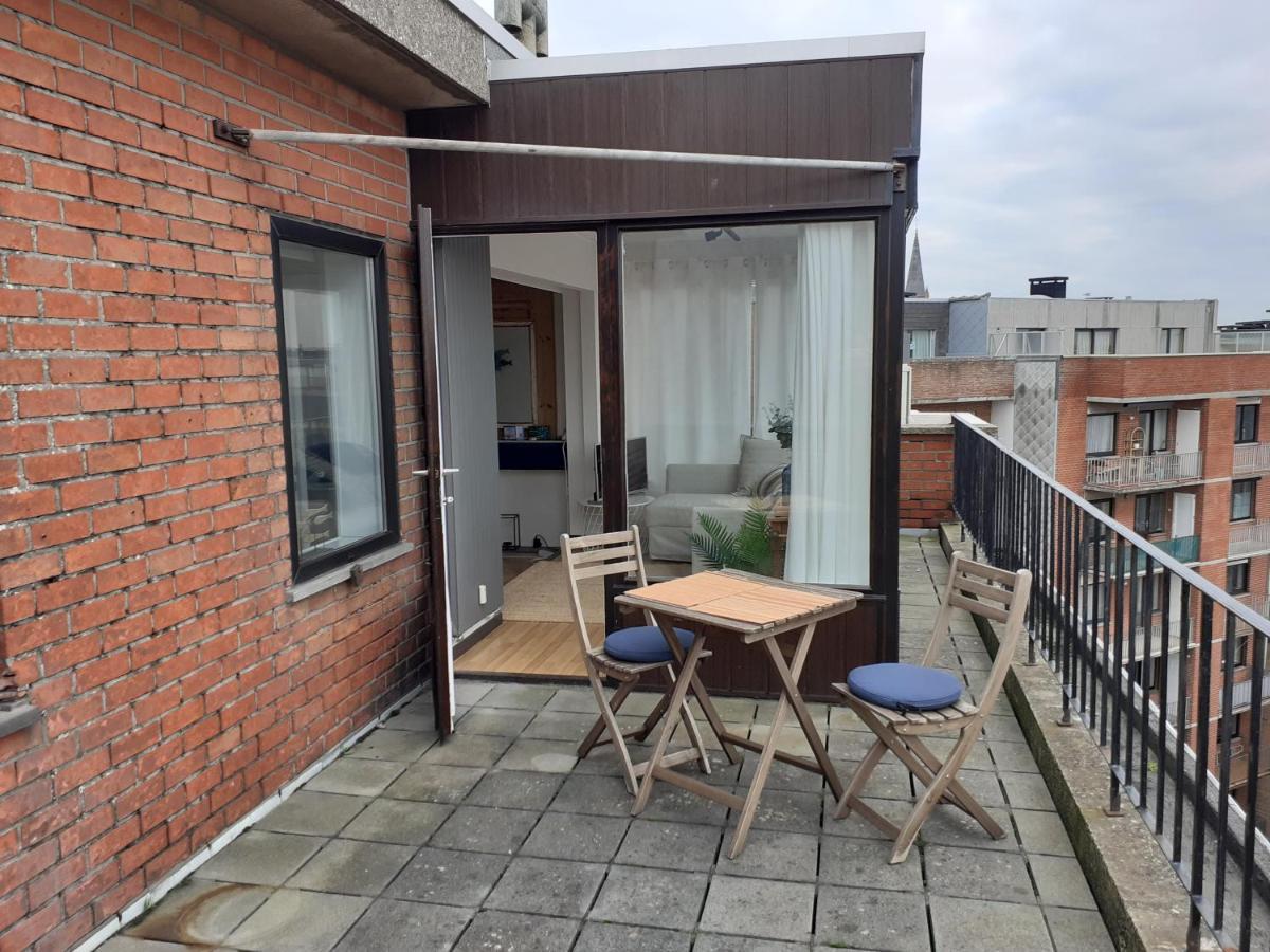 Gezellig Centraal Gelegen Penthouse Oostende Apartment ภายนอก รูปภาพ